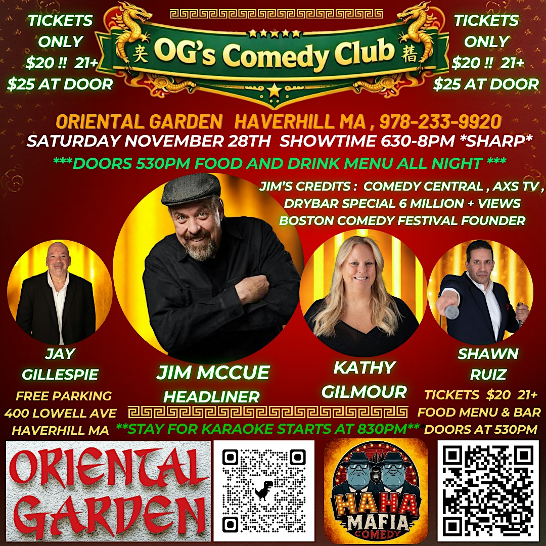 OG's Comedy Dinner Show at OG's Comedy Club
