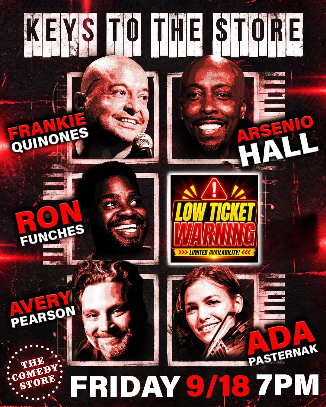 Keys to the Store at The Comedy Store