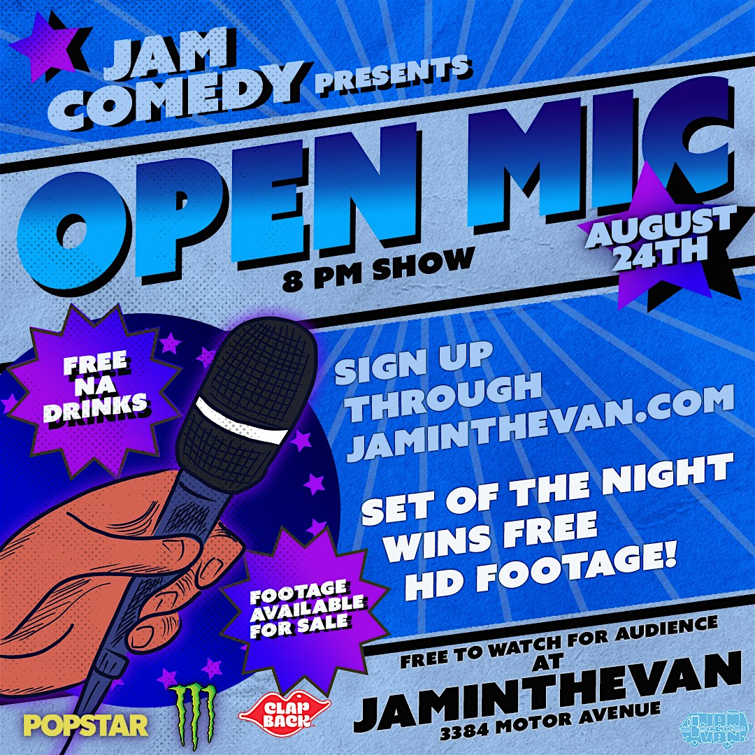 Jam in the Van Open Mic at Jam in the Van