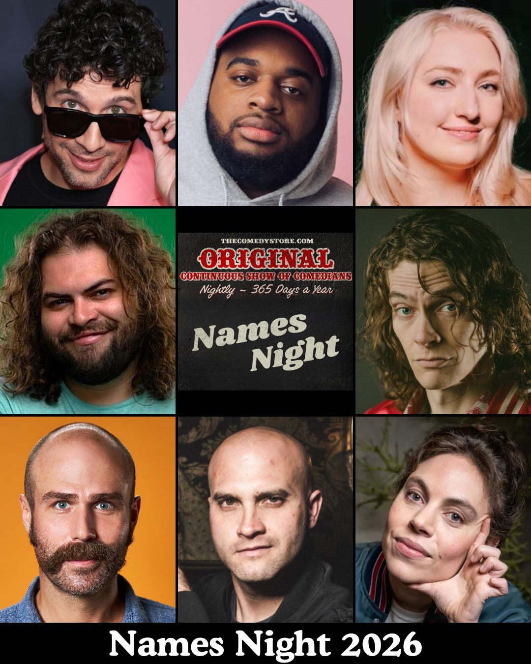 Names Night at The Comedy Store