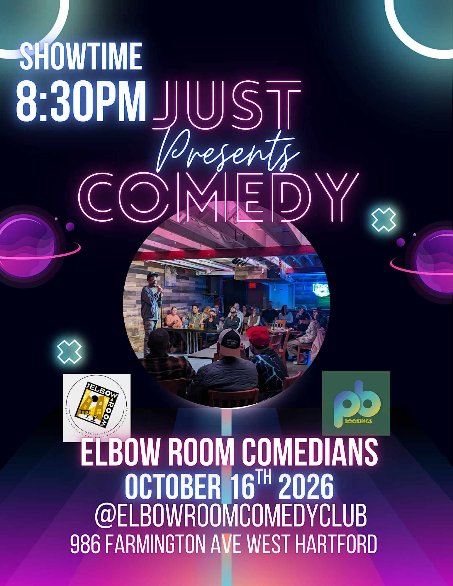 Just Comedy Show at Elbow Room Comedy Club
