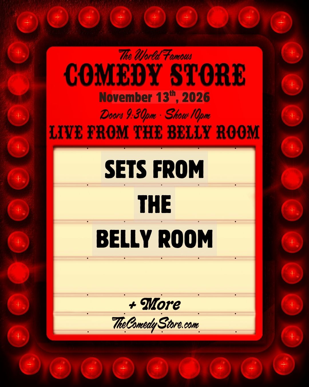 Sets from the Belly Room
