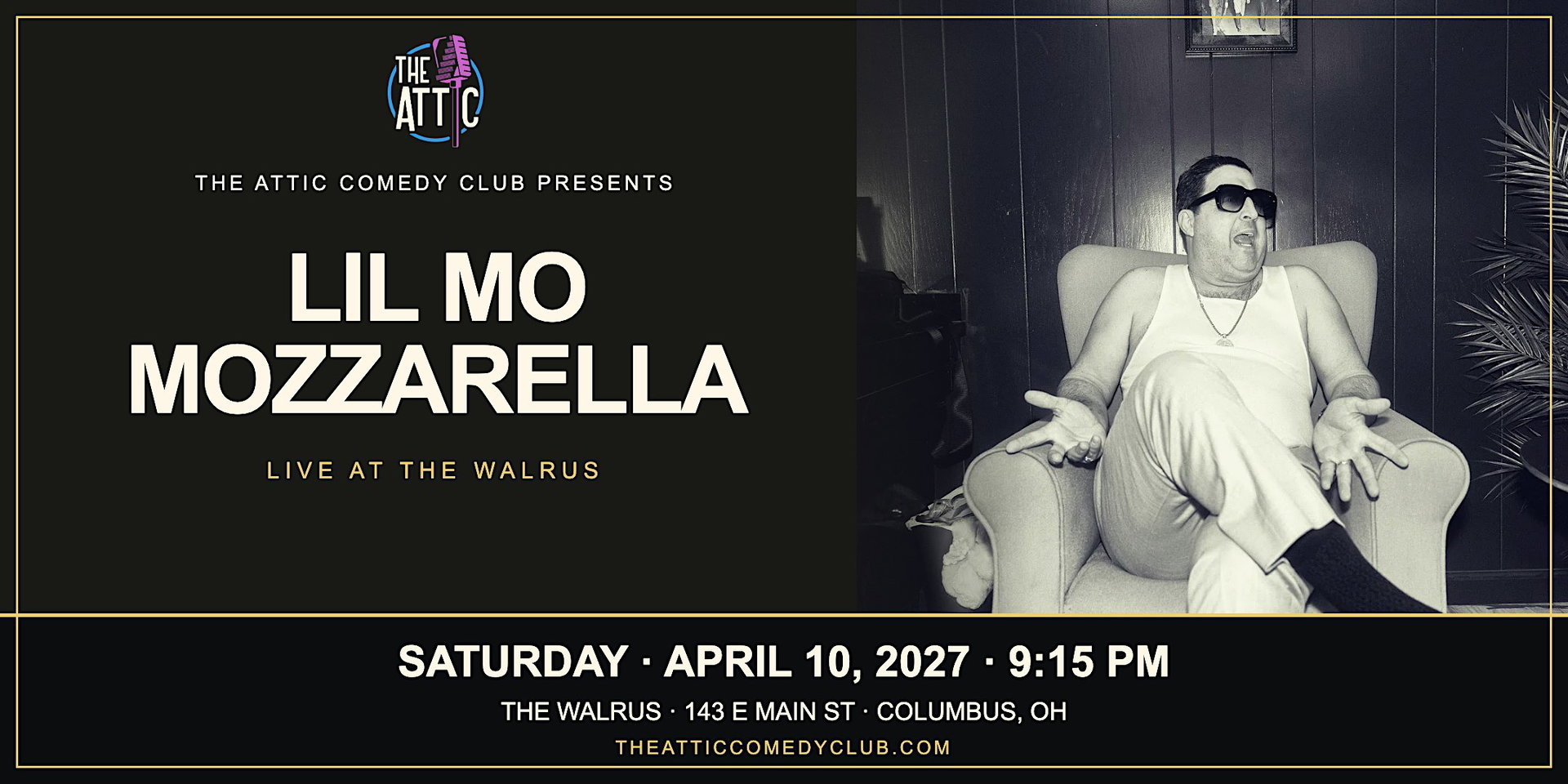 Lil Mo Mozzarella at The Attic Comedy Club