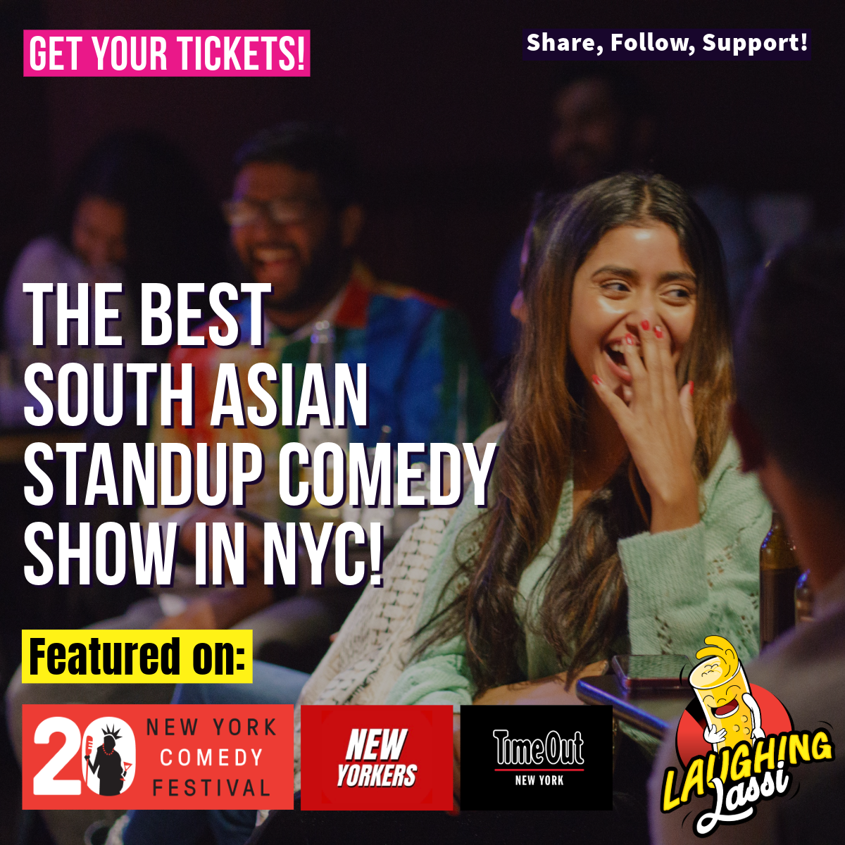 Laughing Lassi at Broadway Comedy Club