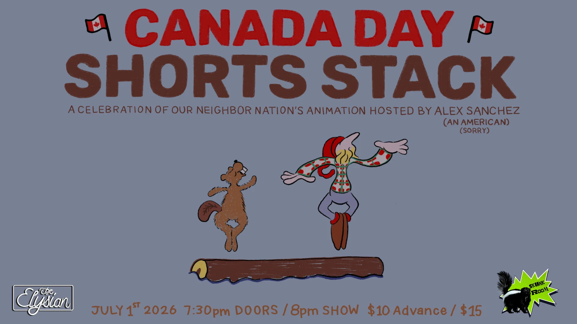 Canada Day Shorts Stack