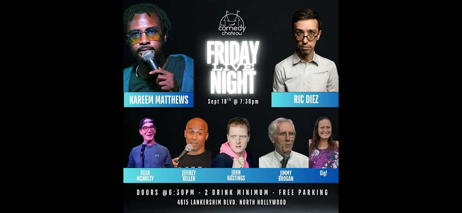 Friday Night Live at The Comedy Chateau