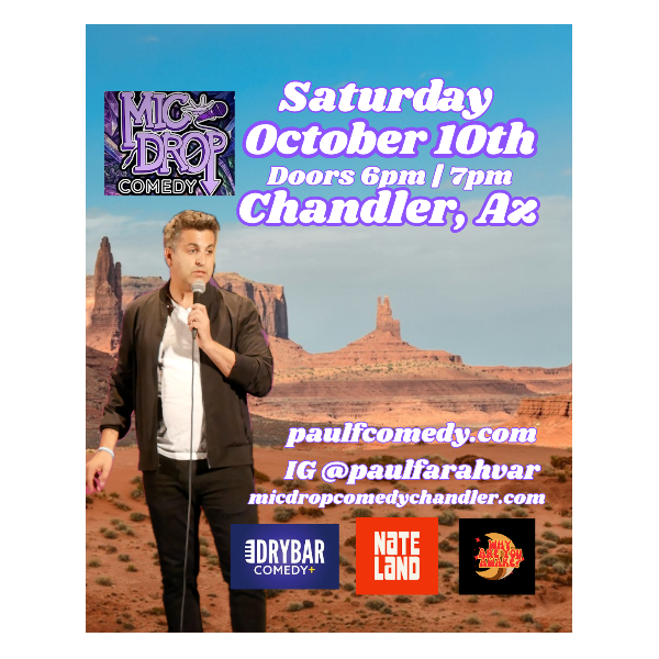 Paul Farahvar at Mic Drop Comedy Chandler