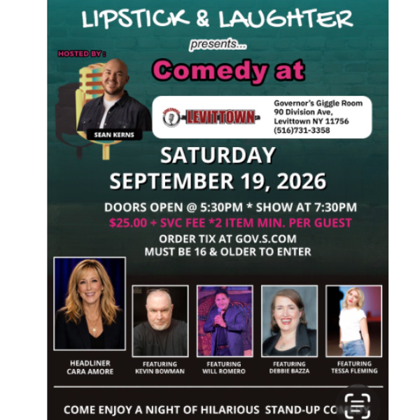 Lipstick & Laughter at Governor's Comedy Club
