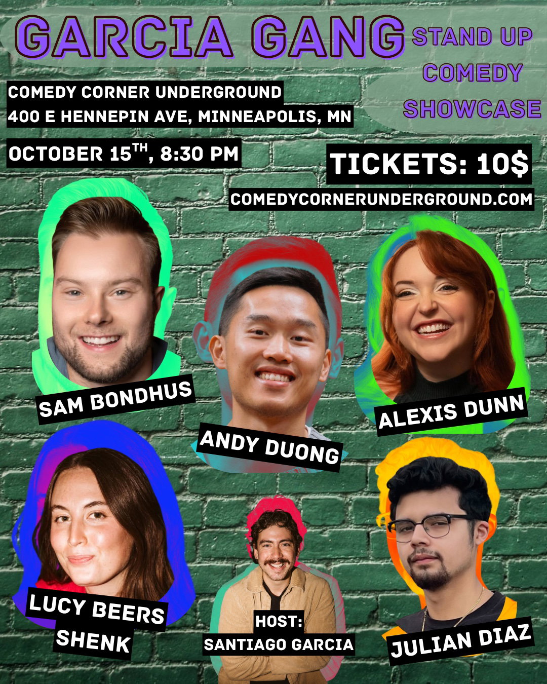 Garcia Gang at The Comedy Corner Underground