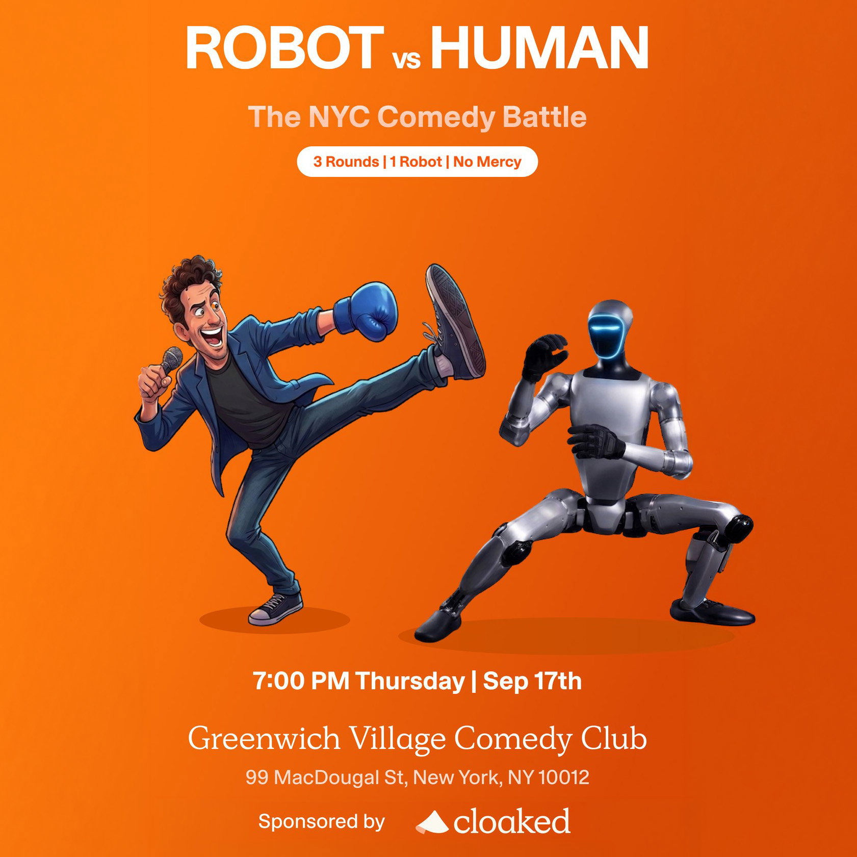 Robot vs Human: The NYC Comedy Battle