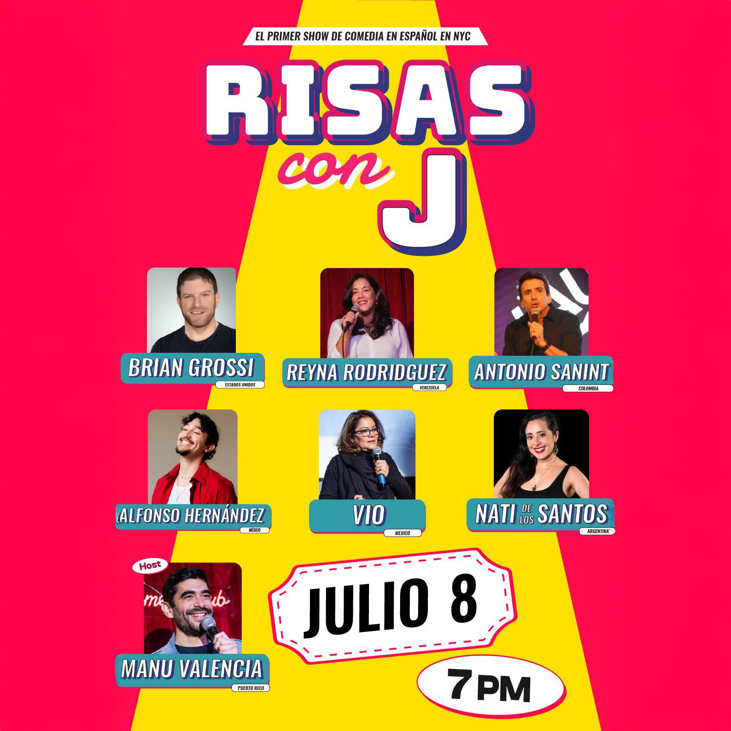 Risas con J at Greenwich Village Comedy Club