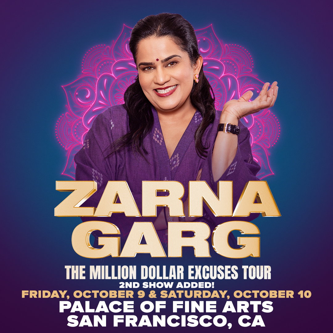 Zarna Garg at Palace of Fine Arts Theatre