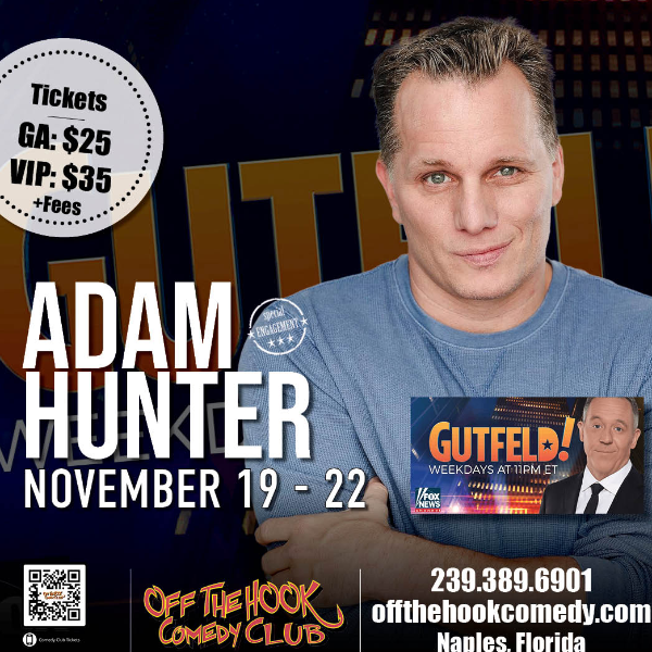 Adam Hunter at Off The Hook Comedy Club
