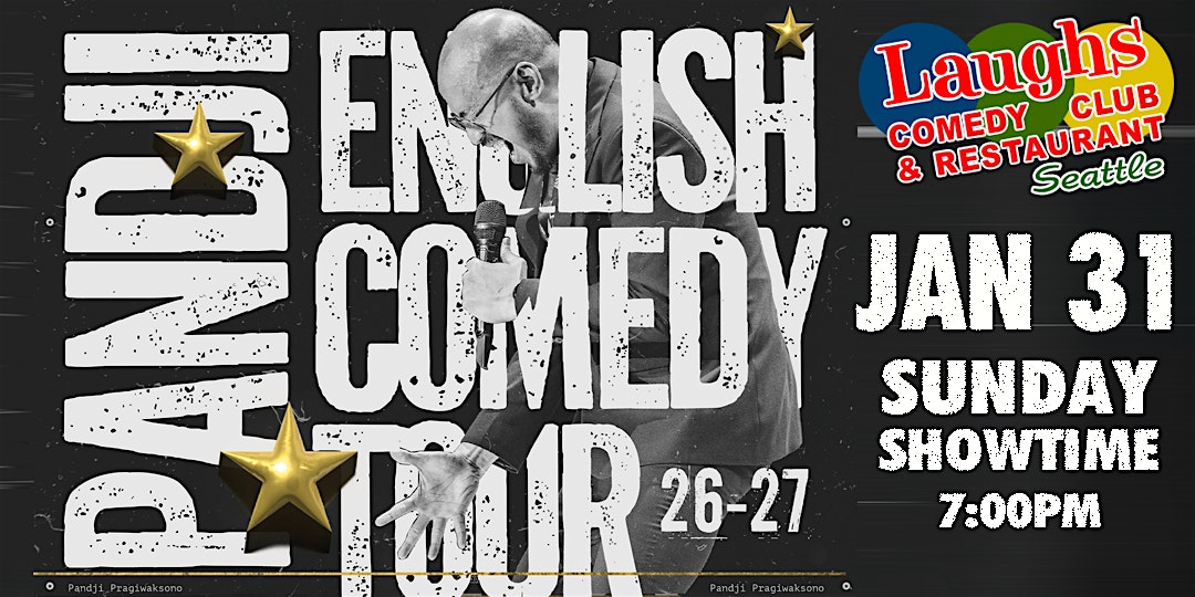 Comedian Pandji - English Tour at Laughs Comedy Club