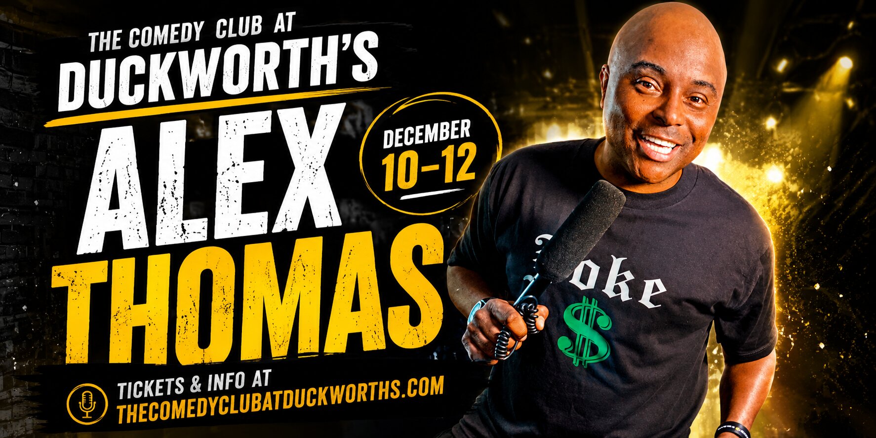 Alex Thomas at The Comedy Club at Duckworth's