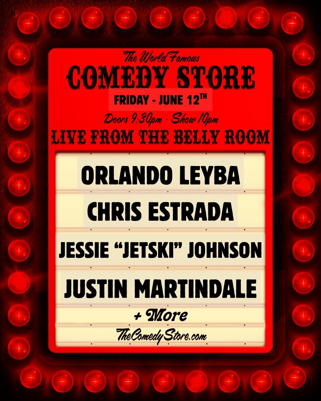 Sets from the Belly at The Comedy Store