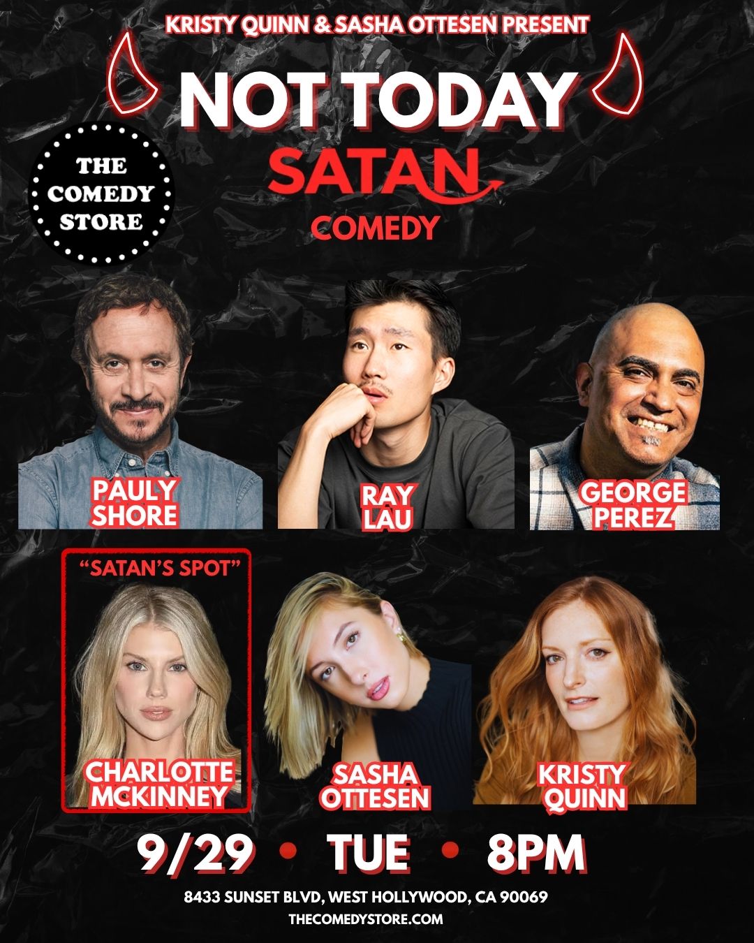 Not Today Satan Comedy at The Comedy Store