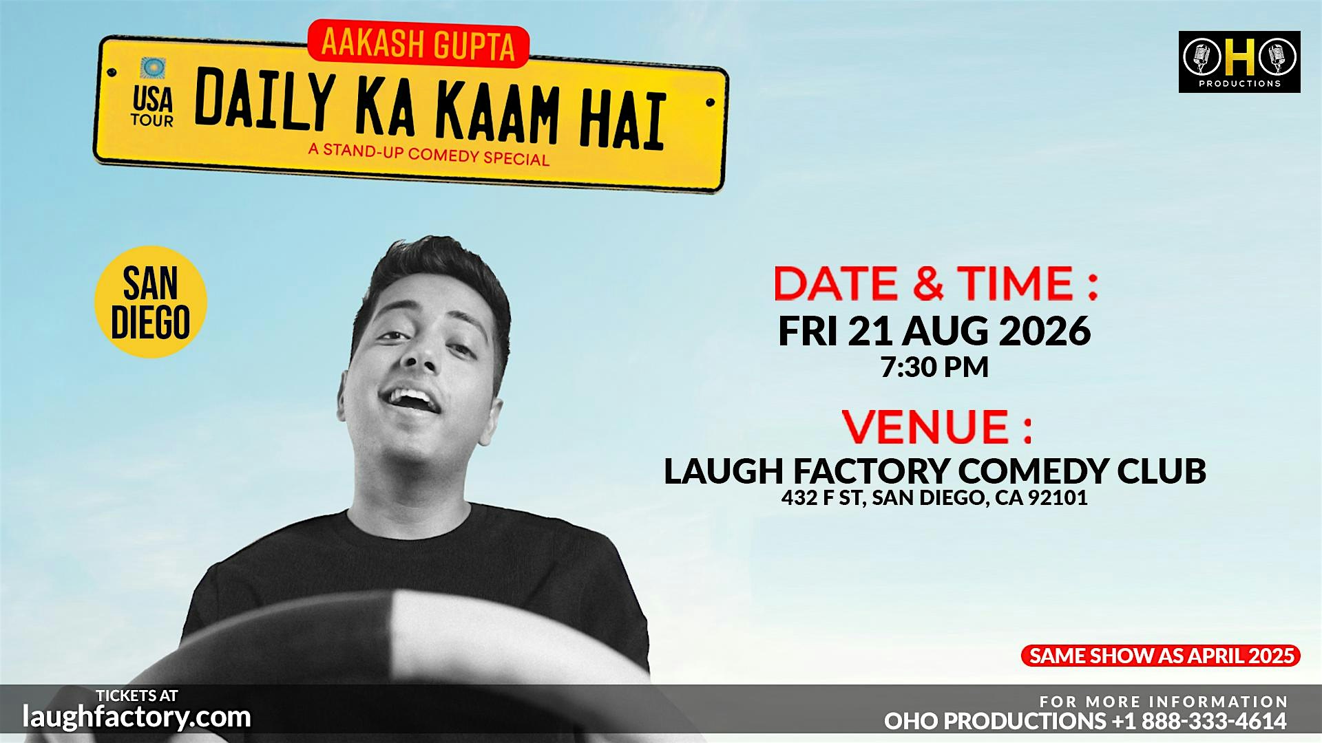 Daily Ka Kaam Hai at The Laugh Factory San Diego
