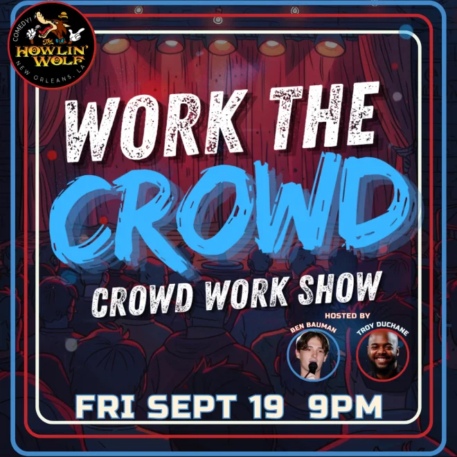 Work The Crowd at Laugh Life Comedy