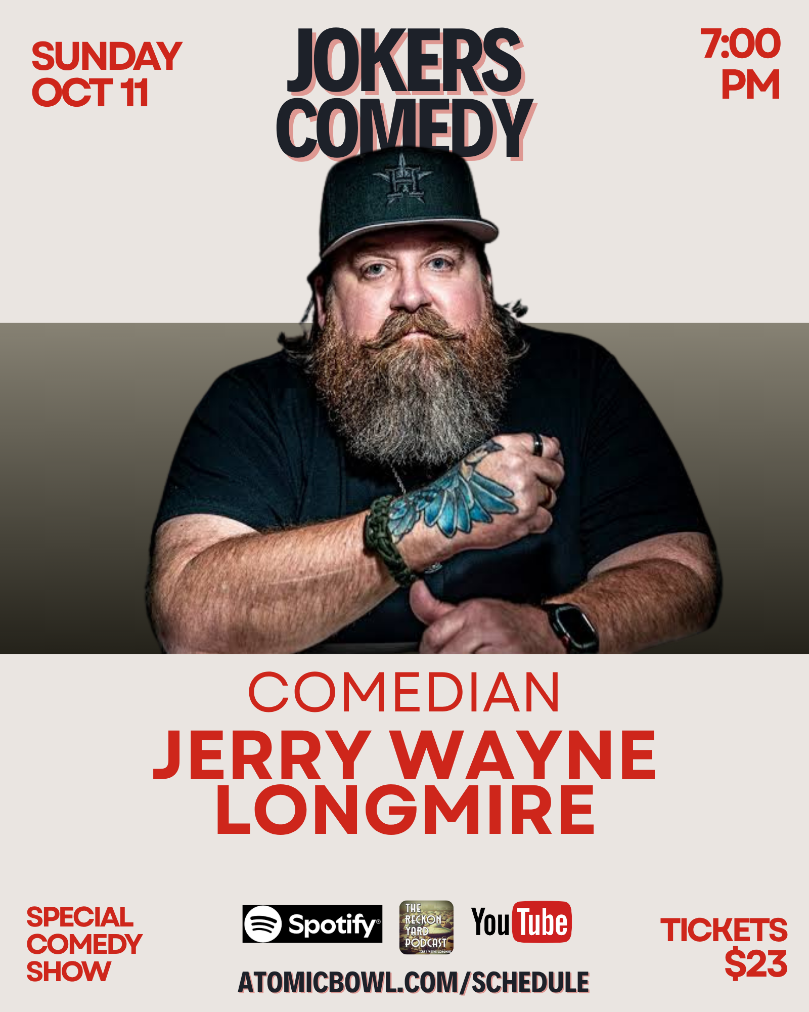 Jerry Wayne Longmire at Joker's Comedy Club