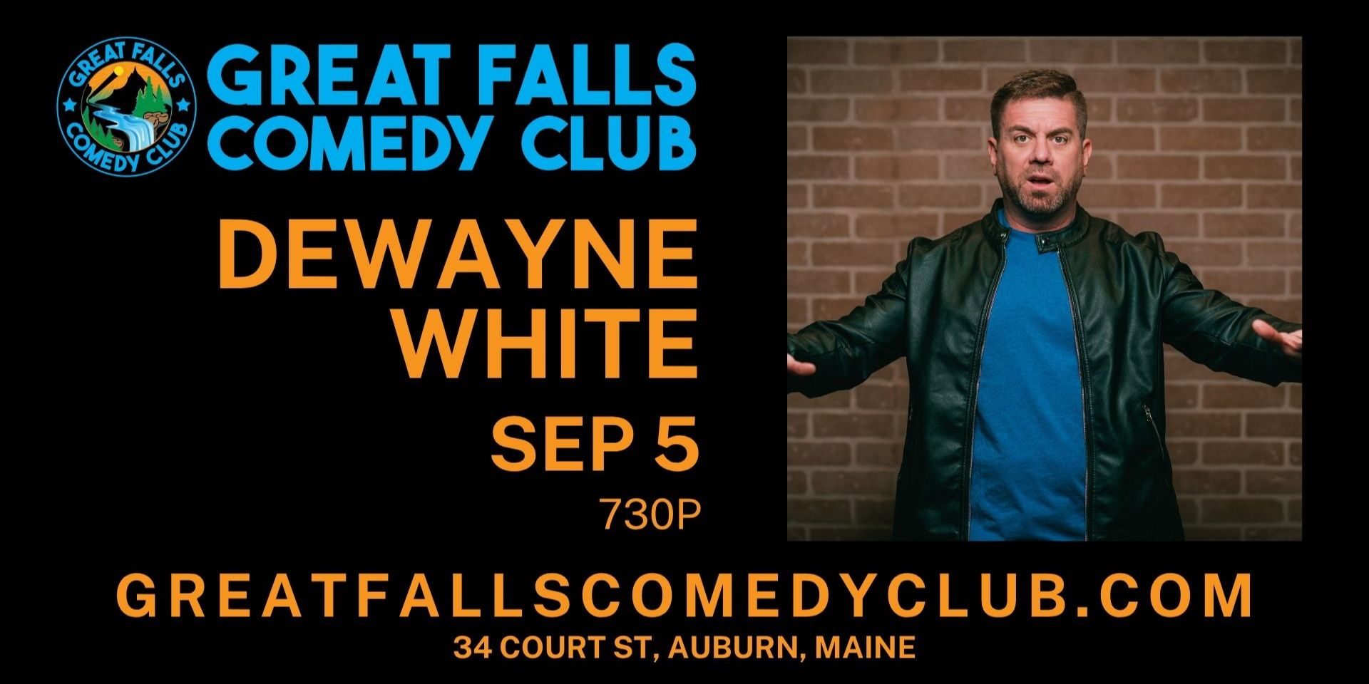 Dewayne White at Great Falls Comedy Club