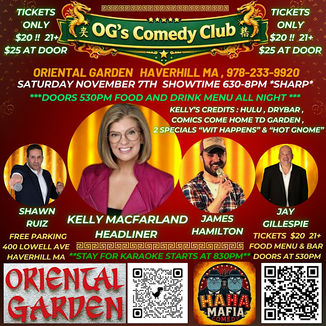 OG's Comedy Dinner Show at OG's Comedy Club