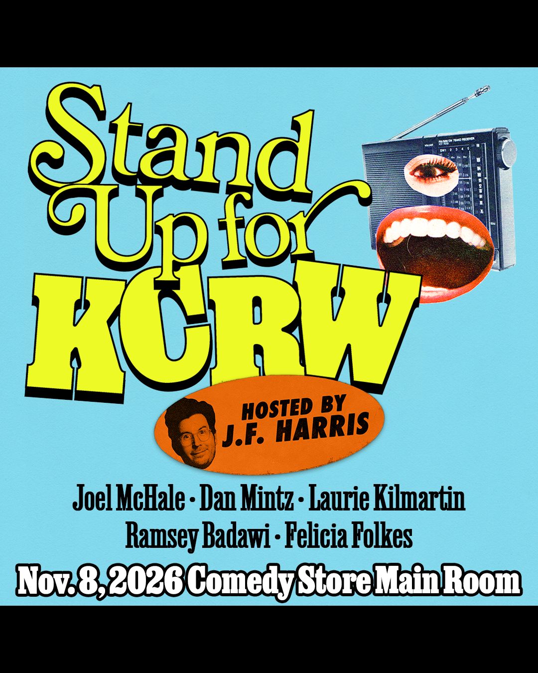 Stand Up for KCRW at The Comedy Store