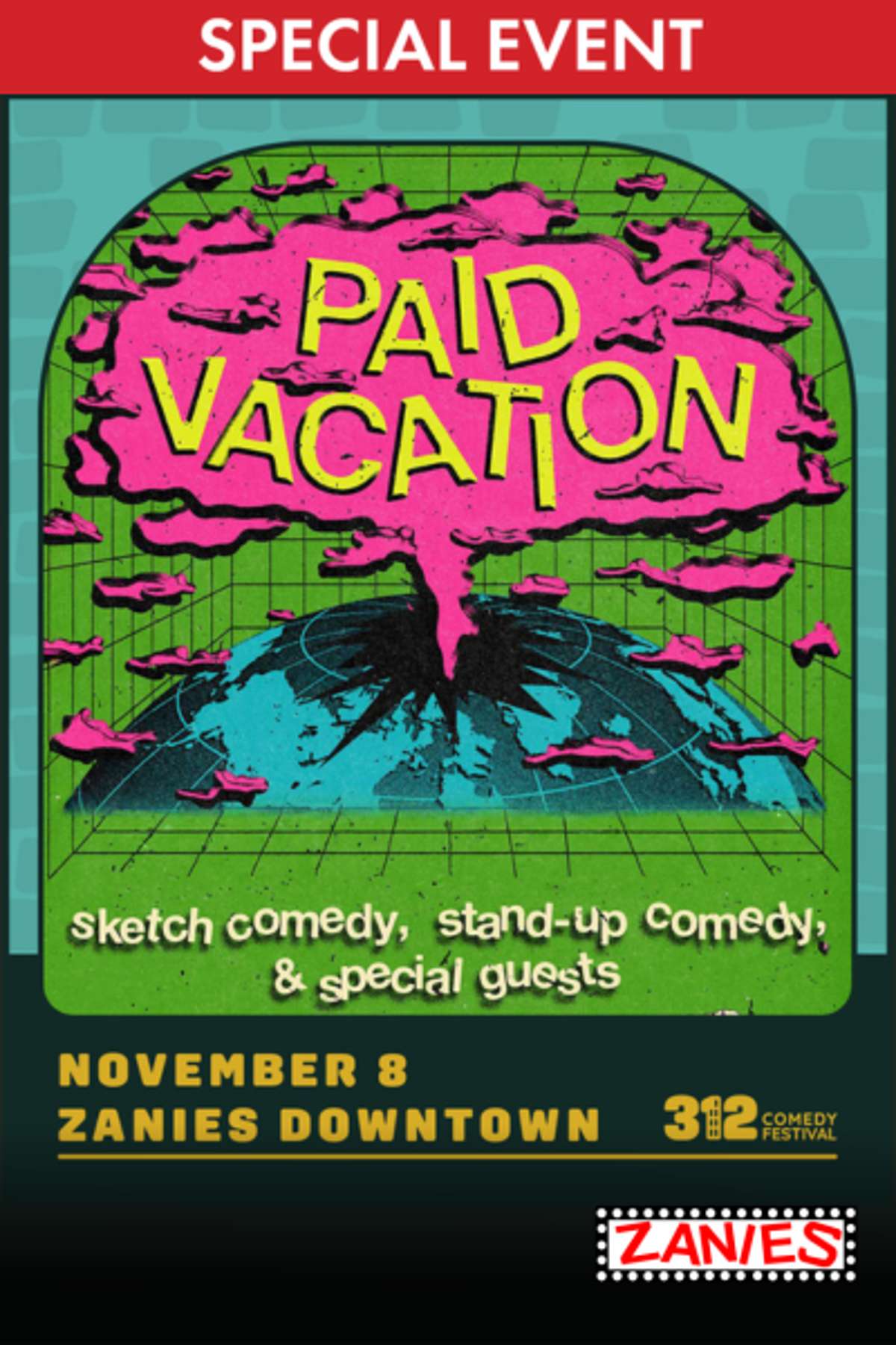 Paid Vacation at Zanies Comedy Club Chicago