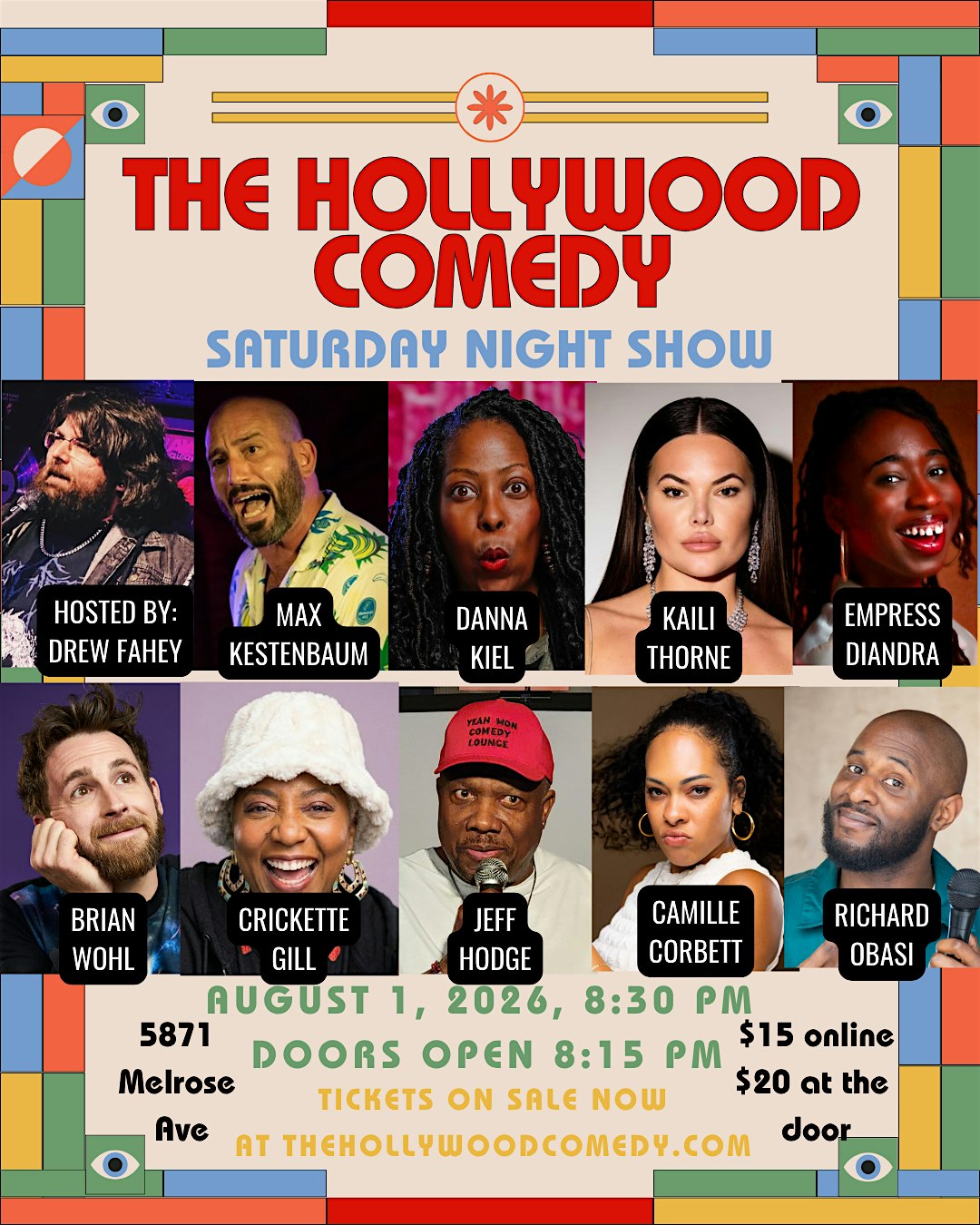The Hollywood Comedy Saturday Night Show