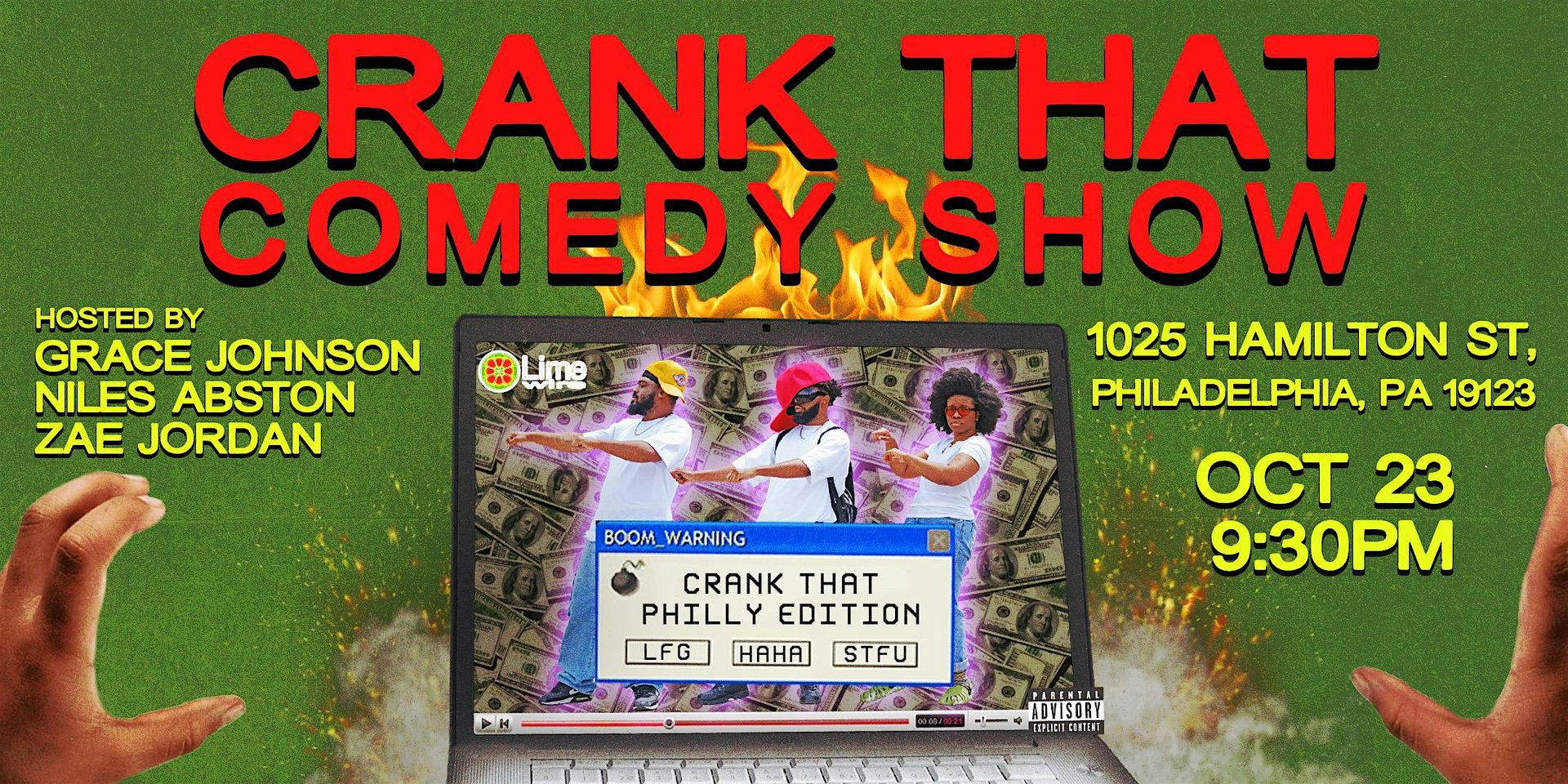 Crank That Comedy at Next In Line Comedy
