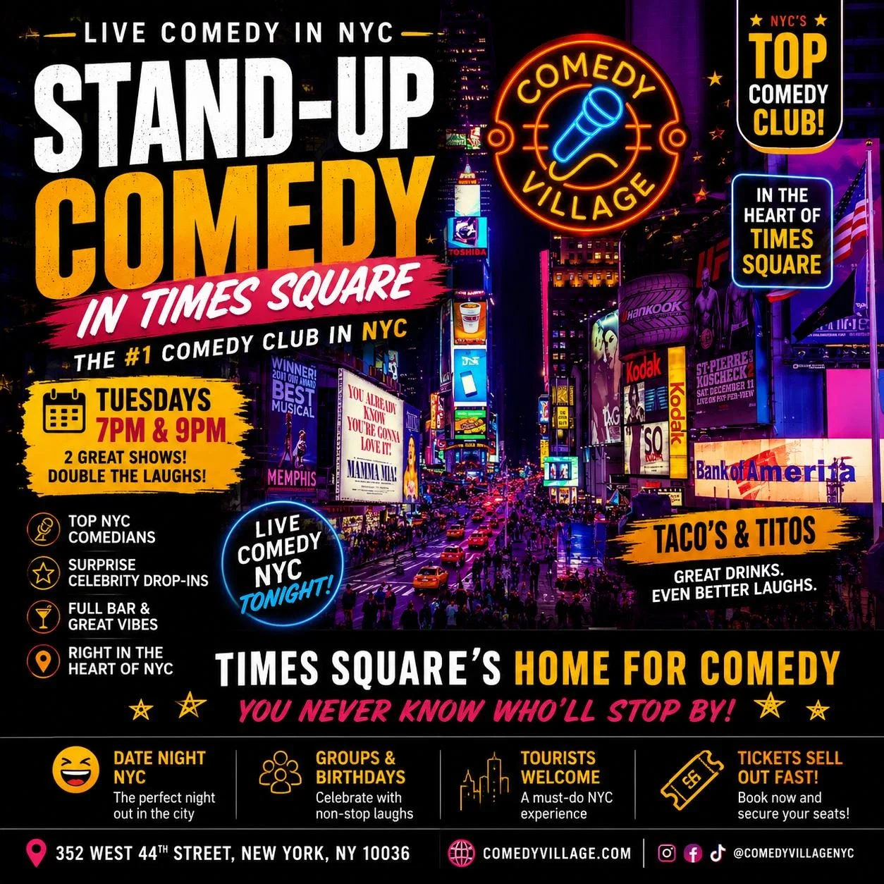 NYC Stand-Up at Comedy Village