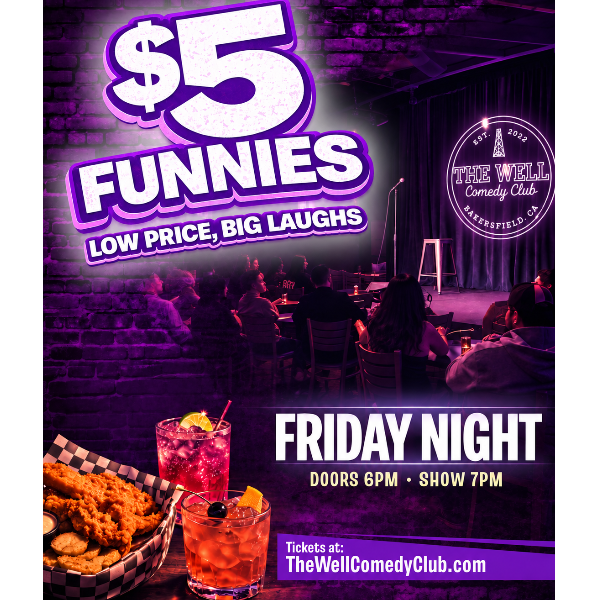$5 Funnies at The Well Comedy Club