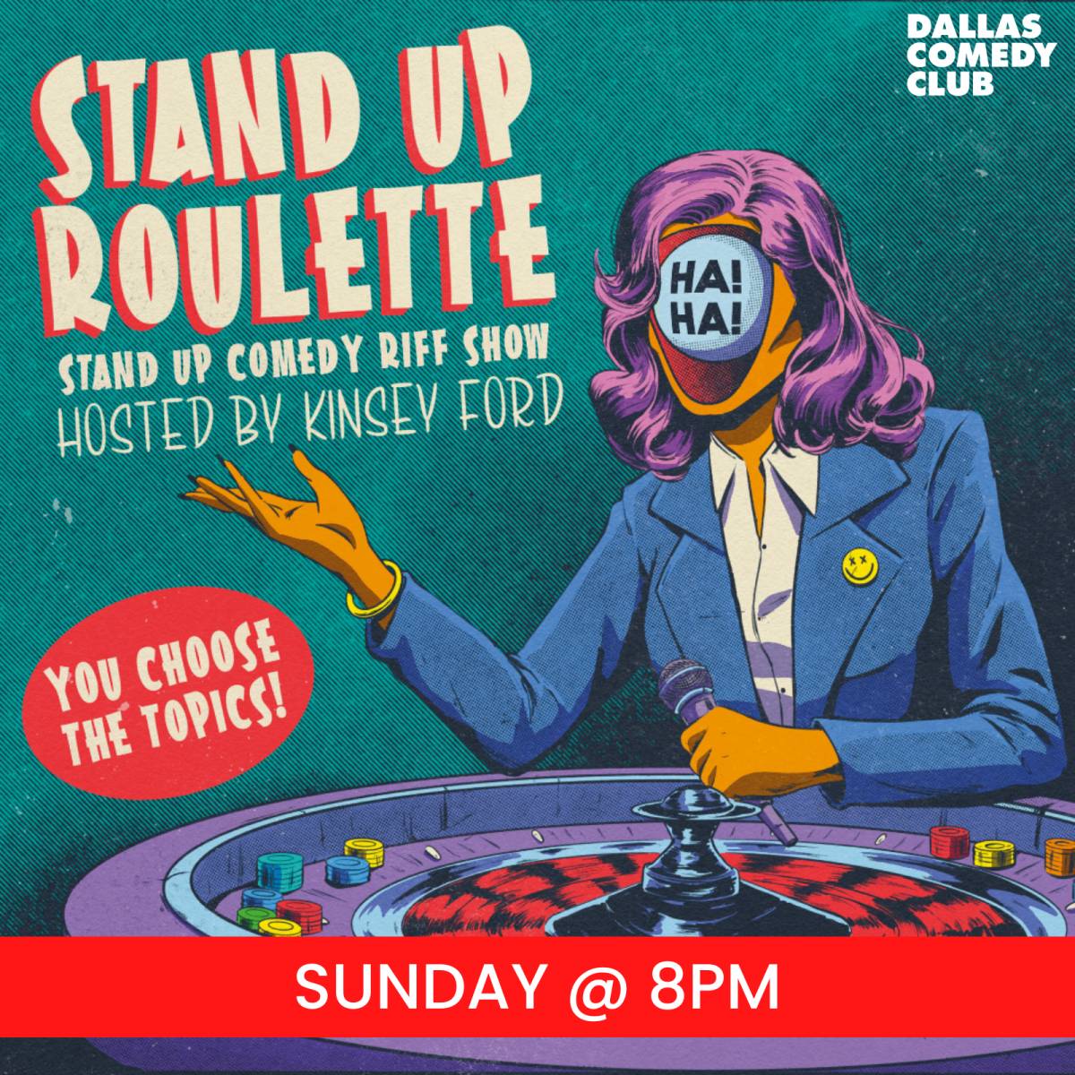 Stand-Up Roulette at Dallas Comedy Club