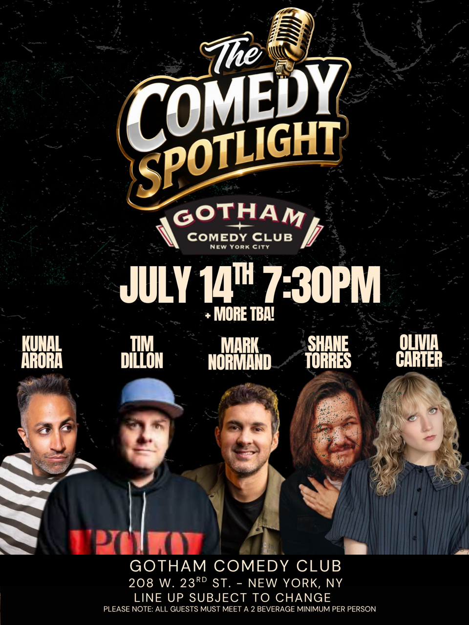 The Comedy Spotlight at Gotham Comedy Club