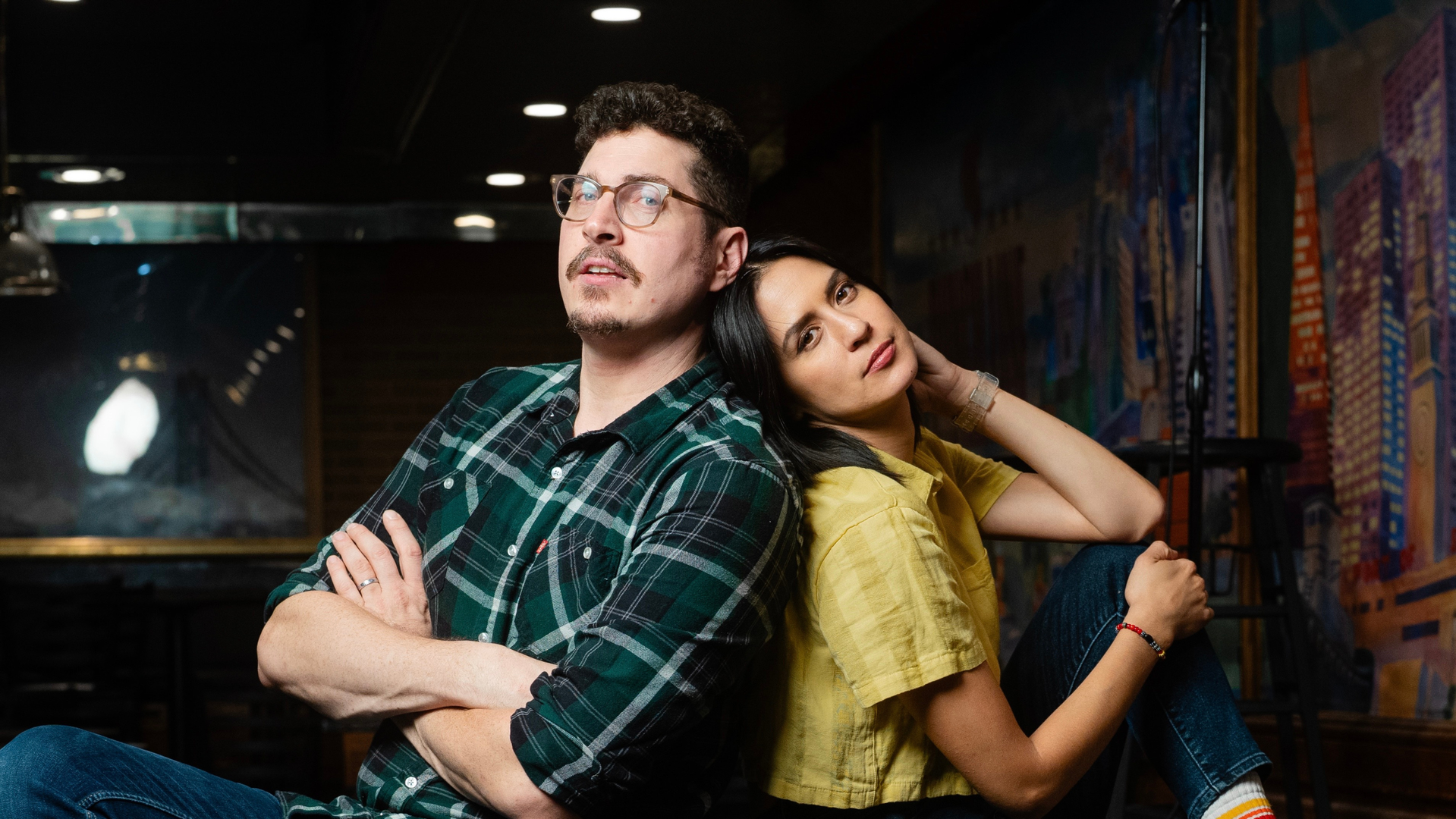 Francesca Fiorentini and Matt Lieb at The Bell House
