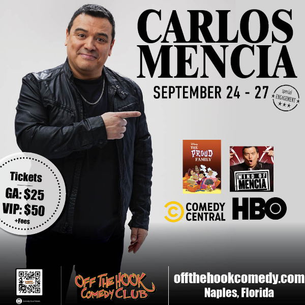 Carlos Mencia at Off The Hook Comedy Club