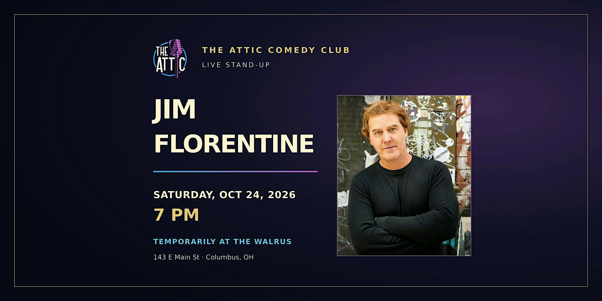 Jim Florentine at The Attic Comedy Club