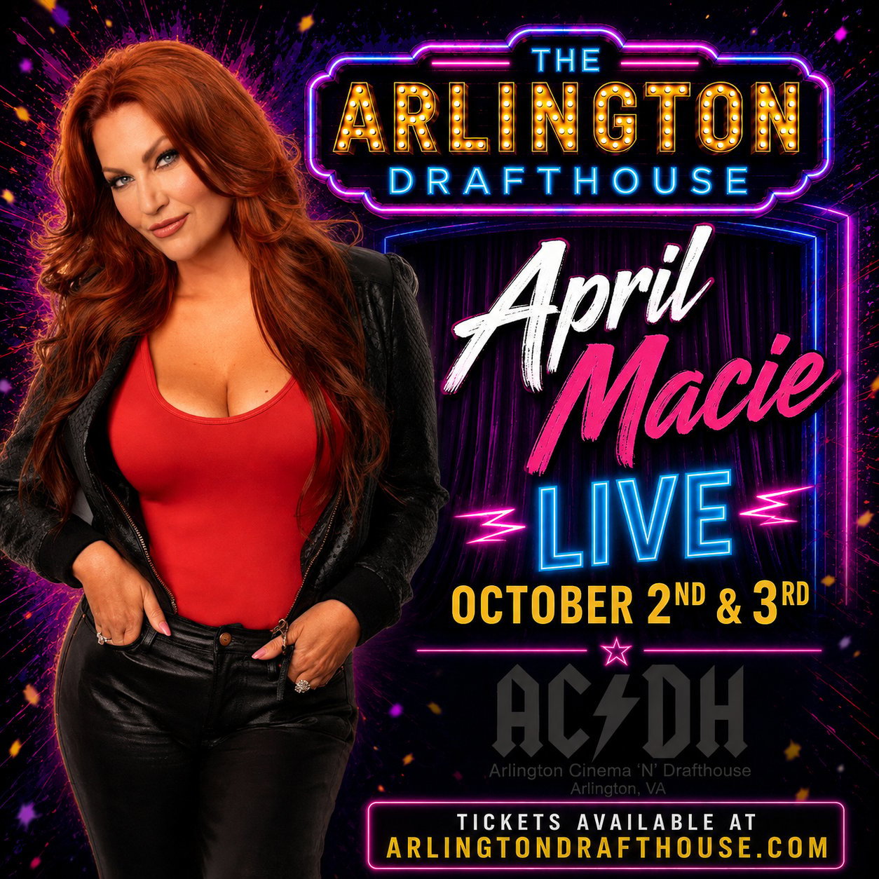 April Macie at Arlington Drafthouse