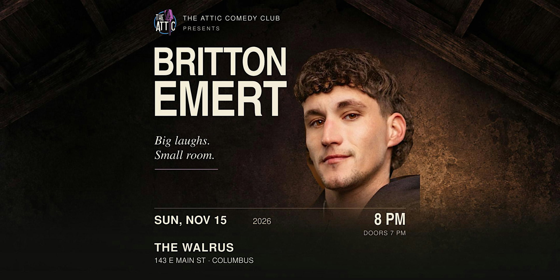 Britton Emert at The Attic Comedy Club