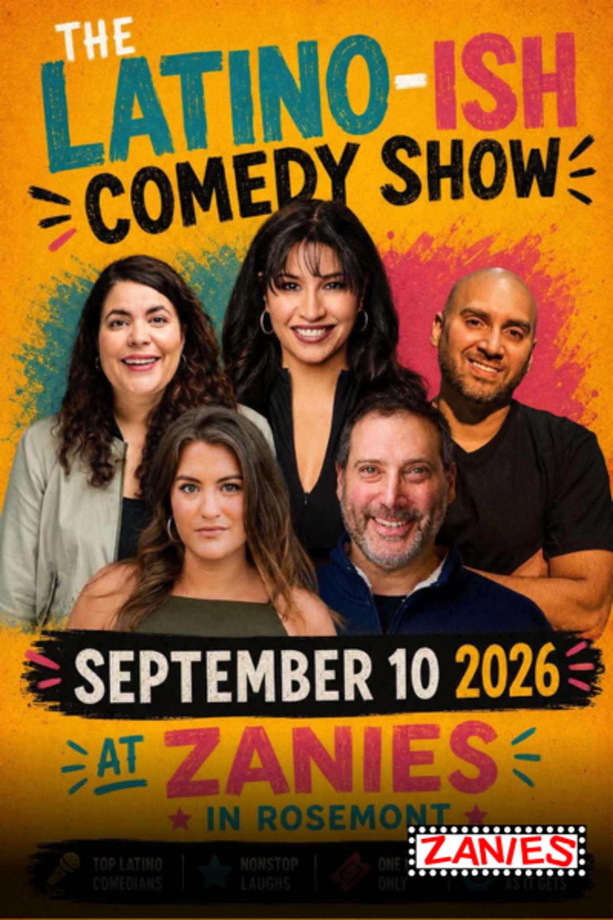 The Latino-ish Comedy Show at Zanies Comedy Club Rosemont