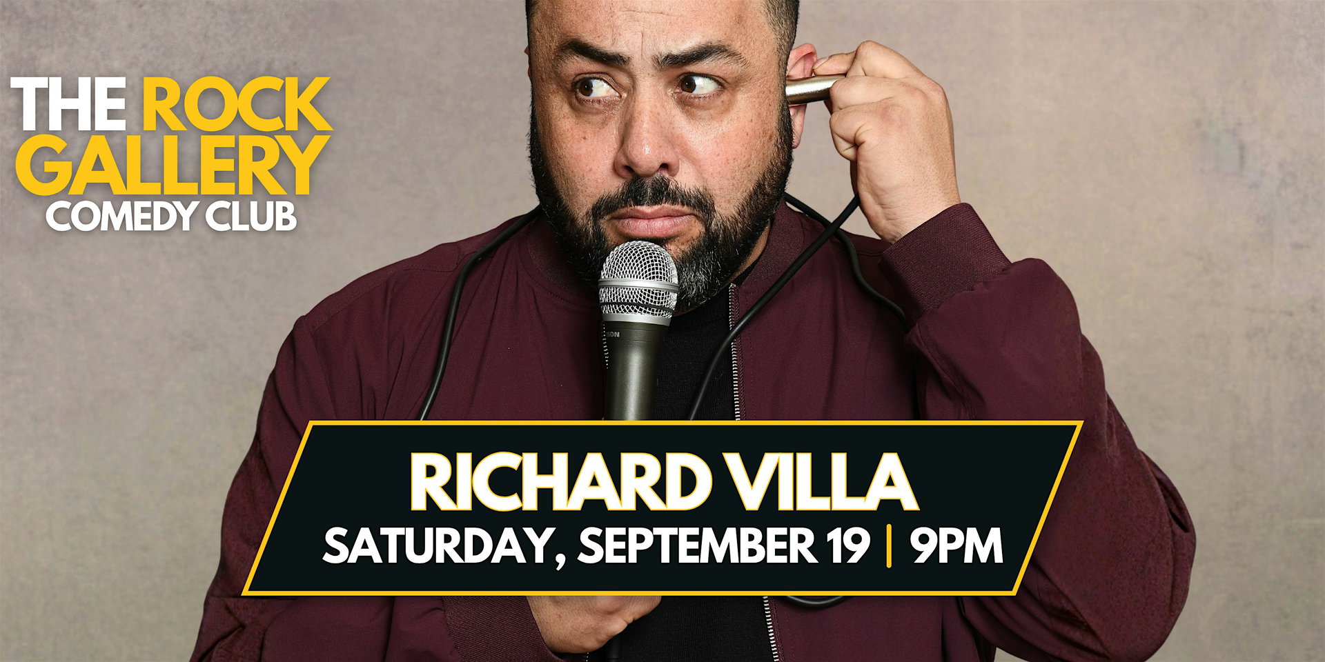 Richard Villa Comedy Show at The Rock Gallery Comedy Club