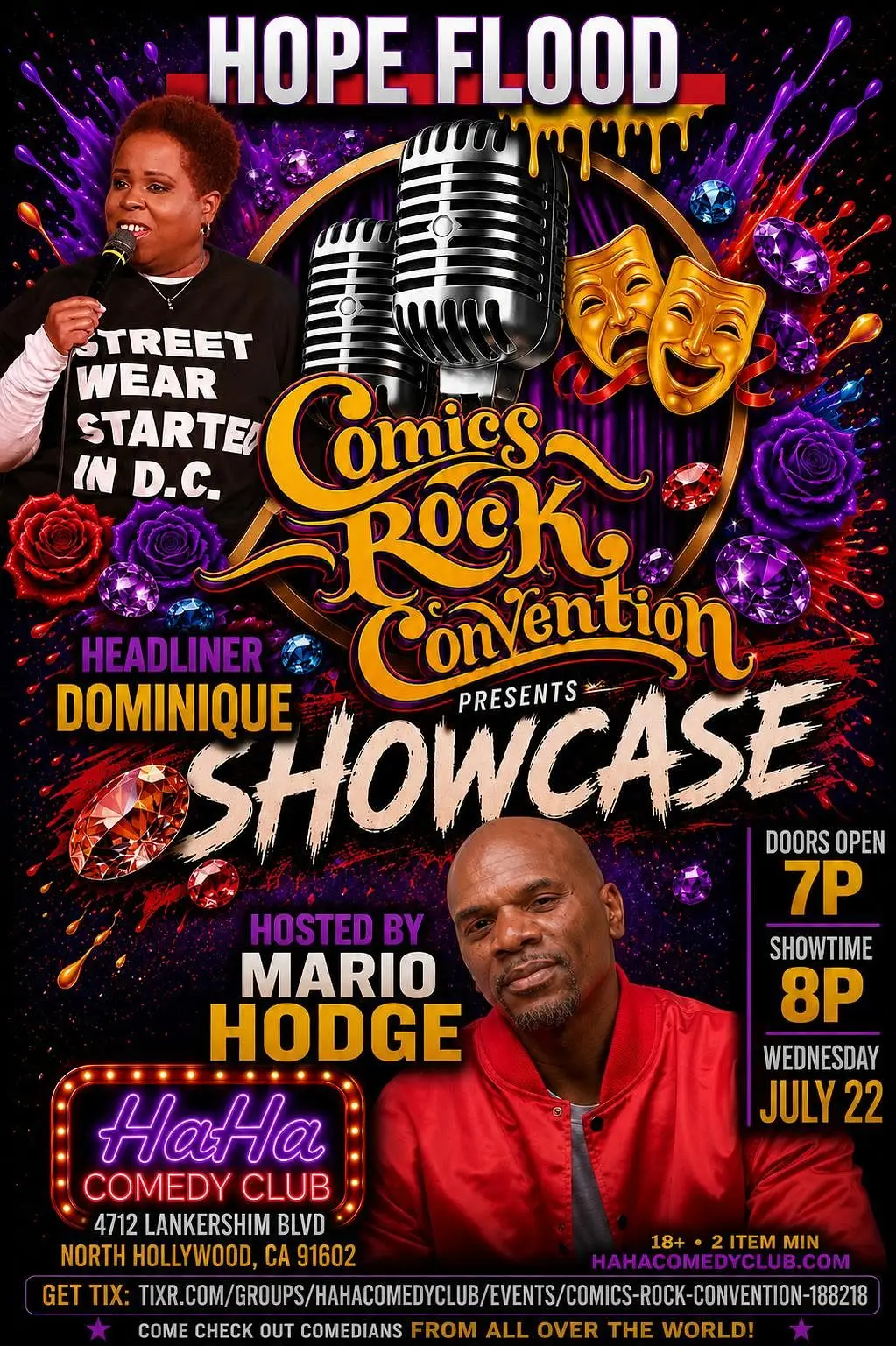 Comics Rock Convention at HaHa Comedy Club