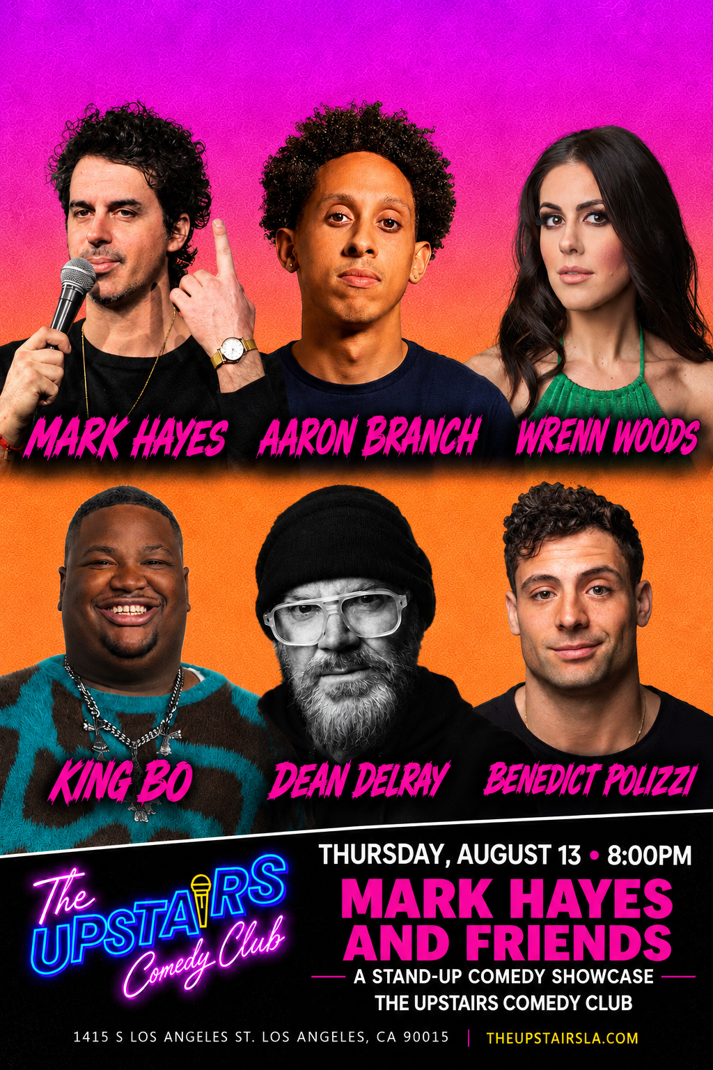 Mark Hayes & Friends at The Upstairs Comedy Club