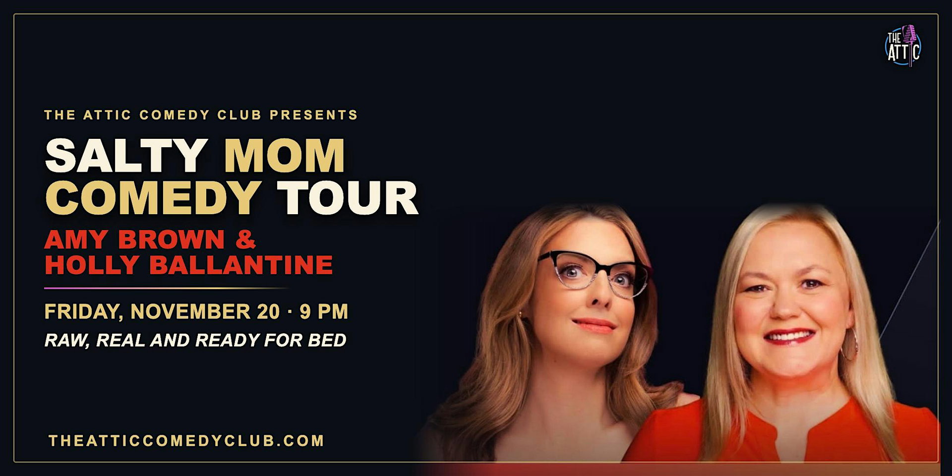 Salty Mom Comedy Tour at The Attic Comedy Club