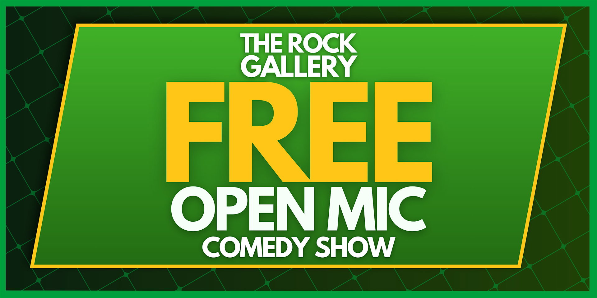 Open Mic Stand-Up Comedy Show at The Rock Gallery Comedy Club