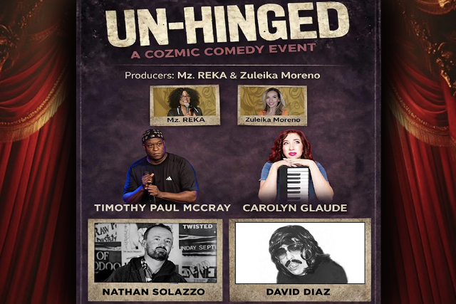 Unhinged Cozmic Comedy at The Stand Up Comedy Club