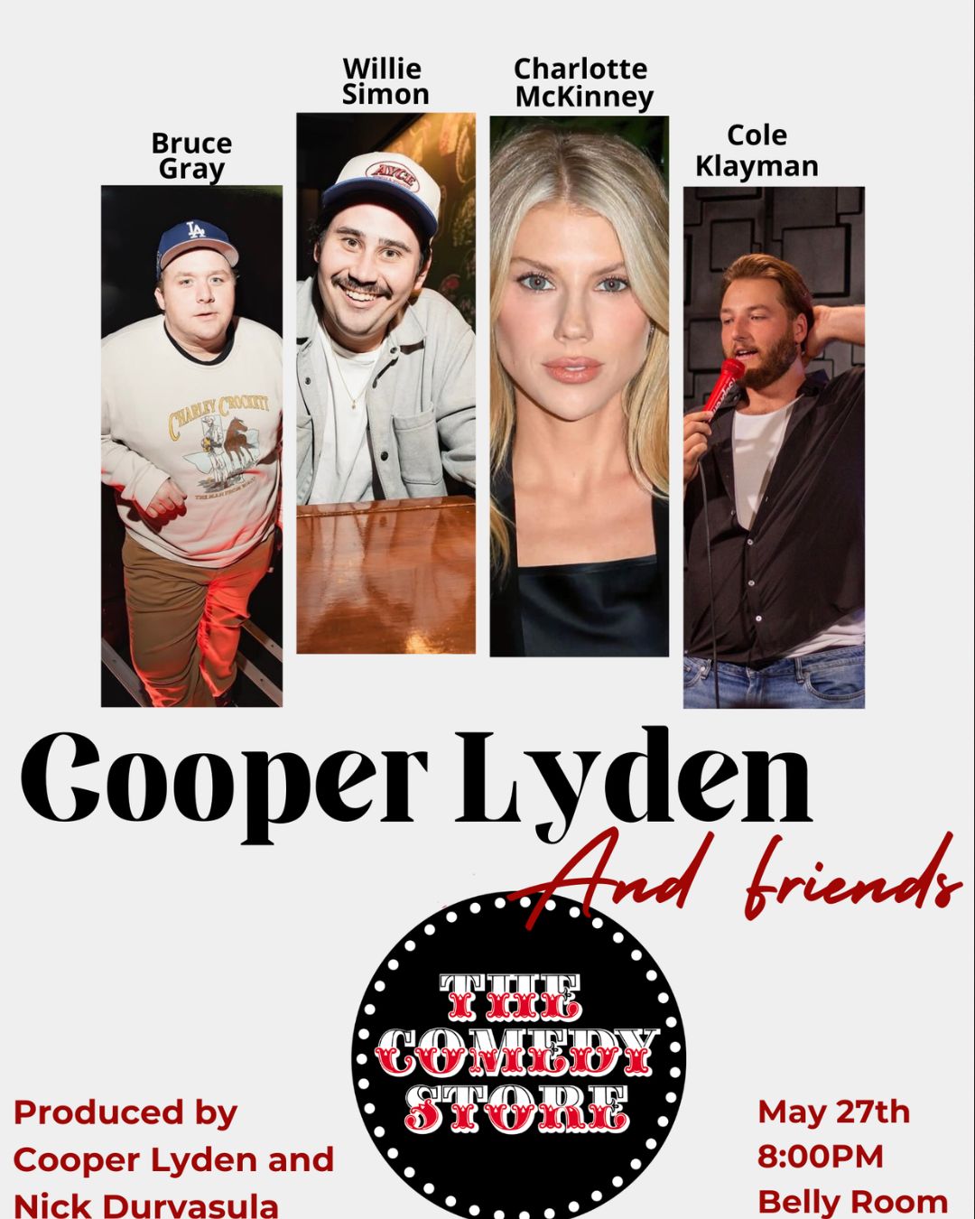 Cooper Lyden and Friends at The Comedy Store
