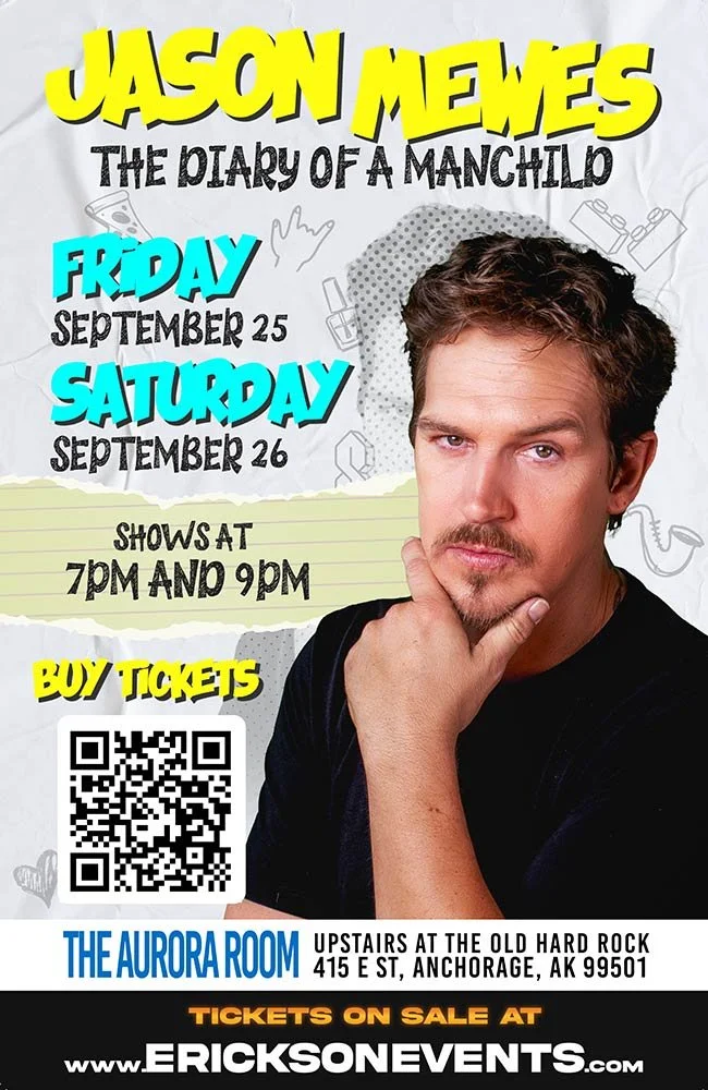 Jason Mewes: The Diary of a Manchild Tour at Rubber Ptarmigan Comedy