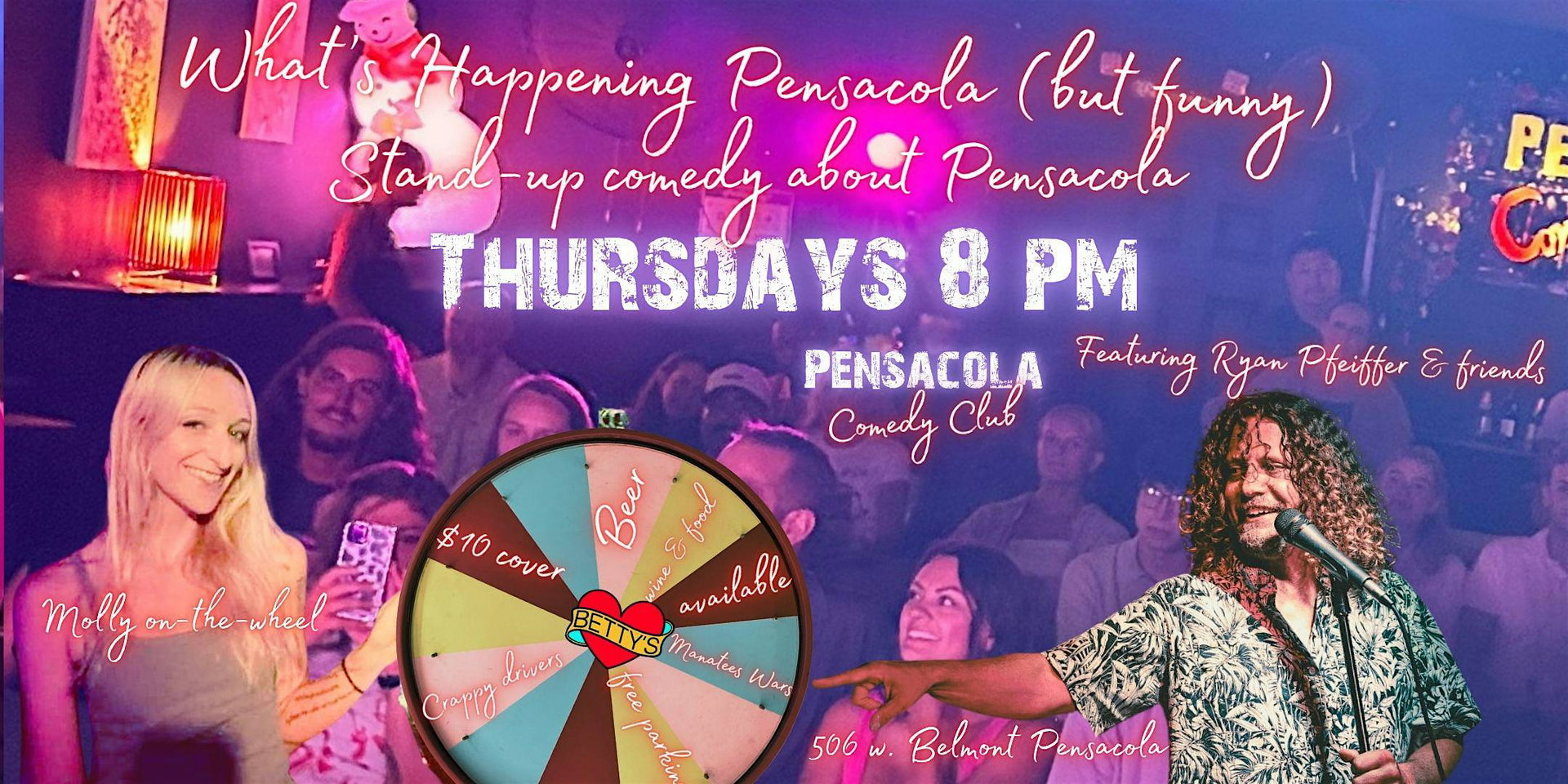 What's Happening Pensacola (But Funny) at Pensacola Comedy Club