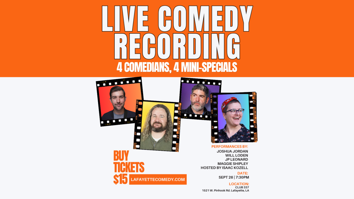 4 Comedians, 4 Mini-Specials at Lafayette Comedy